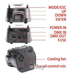 4X 105W RGBW Beam Moving Head Stage Lighting LED Wash DJ DMX Disco Party Lamp