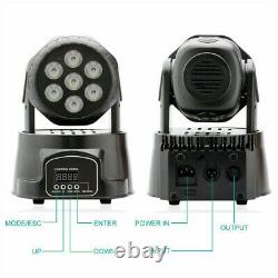 4X 105W RGBW Beam Moving Head Stage Lighting LED Wash DJ DMX Disco Party Lamp