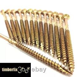 4mm 5mm 6mm TIMBERFIX SPECTRE POZI COUNTERSUNK WOOD SCREWS CUTTING TOOTH THREADS