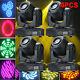 4x 30w Led Stage Light Spot Rgbw Dmx512 Moving Head 8 Pattern Party Disco Effect