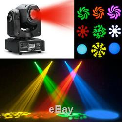 4x 30W LED Stage Light Spot RGBW DMX512 Moving Head 8 Pattern Party Disco Effect