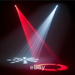 4x 30W LED Stage Light Spot RGBW DMX512 Moving Head 8 Pattern Party Disco Effect