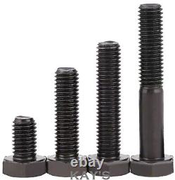 5/16 3/8 7/16 1/2 Unf Bolts & Set Screws Hexagon High Tensile Steel Black