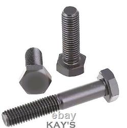 5/16 3/8 7/16 1/2 Unf Bolts & Set Screws Hexagon High Tensile Steel Black