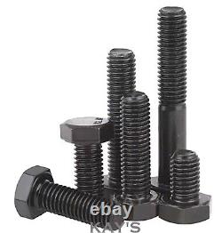 5/16 3/8 7/16 1/2 Unf Bolts & Set Screws Hexagon High Tensile Steel Black