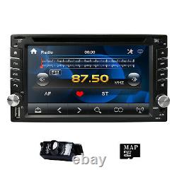 6.2 Double DIN Dash Car Radio Stereo GPS Head Unit SAT NAV DVD DAB USB UK MAP