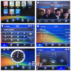 6.2 HD 2DIN Car DVD CD MP5 Player Head Unit Radio Stereo Bluetooth+GPS Map Card