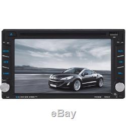 6.2 HD 2DIN Car DVD CD MP5 Player Head Unit Radio Stereo Bluetooth+GPS Map Card