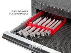 6-pc. Extra Long Flex-Head Ratcheting Box End Wrench Set (mm) TEKTON WRN77164