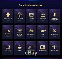 7'' Android 10.0 Double 2 DIN GPS Car Stereo Head Unit FM/AM Player WiFi DAB+32G
