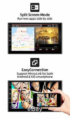 7'' Android 10.0 Double 2 DIN GPS Car Stereo Head Unit FM/AM Player WiFi DAB+32G