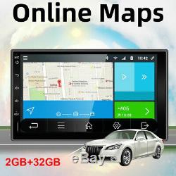 7 Car Stereo Sat Nav Head Unit Car Play Android 10 Radio BT AUX 2G+32G DAB OBD