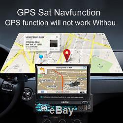 7 Single 1 DIN Car GPS MP5 Player Radio Stereo Touch Head Unit Sat NAV + Camera