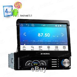 7 Single DIN Android 5.1 Car GPS Sat Nav Head Unit Radio Stereo Bluetooth DAB+