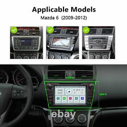 8 Android 10 Car Head Unit GPS Sat Nav Stereo DVD for Mazda 6 Mazda6 2009-2012