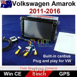 8 Car DVD GPS Navigation Head Unit Stereo Radio For Volkswagen Amarok 2011-2016