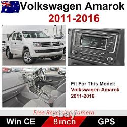 8 Car DVD GPS Navigation Head Unit Stereo Radio For Volkswagen Amarok 2011-2016