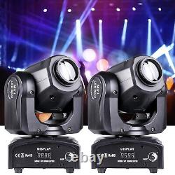 8X100W LED RGBW Moving Head Stage Light DJ Party 8 Pattern Gobo Spot Disco Light