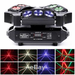 90W Moving Head Stage Light RGB Spider Beam DJ DMX512 Disco Party Dining Room