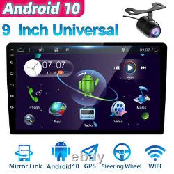 9Inch IPS Android 10 Double 2DIN Car Stereo GPS NAVI Head Unit FM/AM 4G WiFi OBD