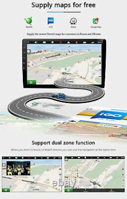 9Inch IPS Android 10 Double 2DIN Car Stereo GPS NAVI Head Unit FM/AM 4G WiFi OBD