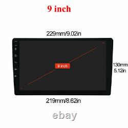 9Inch IPS Android 10 Double 2DIN Car Stereo GPS NAVI Head Unit FM/AM 4G WiFi OBD