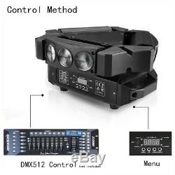 9x10W RGB MINI LED Spider Moving Head Stage Lighting Effect DMX512 DJ Disco