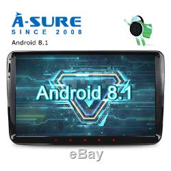 A-Sure Android 8.0/8.1 VW Golf MK5 MK6 9 Car Head Unit Stereo Sat Nav GPS DAB+