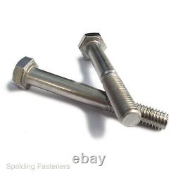 A2 Stainless Metric Fine M10 x 1.25 Hex Head Fully Threaded & Part Thread Bolts
