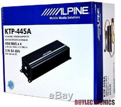 Alpine KTP-445A 4-Channel Head Unit Power Pack Amplifier Class D/ Alpine KTP445