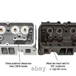 Aluminum GM 3782461 Chevy 327 SBC Camel Back/Double Hump Cylinder Head Assembled