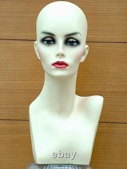 Amazing Female Mannequin Head Shop Display Hat Wig Dummy Lightweight Sturdy UK