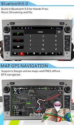 Android 11 Car Stereo Radio GPS Nav Head Unit For Vauxhall Opel Meriva 2006-2008