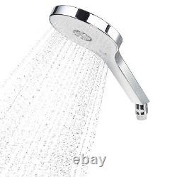 Aqualisa Optic Q Smart Shower Concealed Adjustable Head Fixed Wall Head Chrome