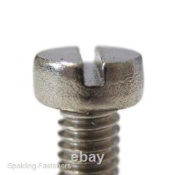 BA A2 Stainless Steel Cheese Slotted Head Machine Screws 2BA, 3BA 4BA 6BA