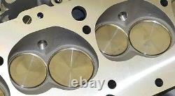 BIG BLOCK BBC CHEVY 454 496 300cc OVAL PORT ALUMINUM HEADS ASSEM. BBC-OVAL-274