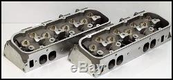 BIG BLOCK BBC CHEVY 454 496 300cc OVAL PORT ALUMINUM HEADS BARE SET