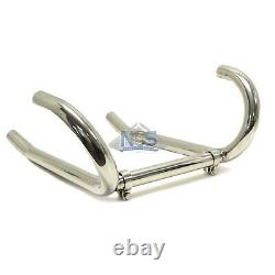 Polished Stainless Steel Exhaust Manifold Header Head Pipes for BMW R100 R90 R80 
