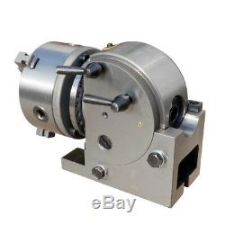 BS-0 5 Indexing Dividing Head Spiral 3-Jaw Chuck Tail Stock CNC Milling New UK