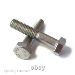 BSF Zinc Plated Steel 8.8 Grade 5 Hexagon Head Bolts & Set Screws 1/4 To 1/2