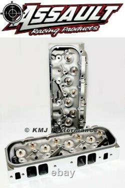 Big Block Chevy BBC 454 Rectangle Port Bare Aluminum Cylinder Heads 122cc 330cc