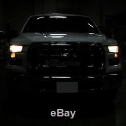 Black 2015-2017 Ford F150 F-150 Replacement Headlights Head Lamps Left+Right