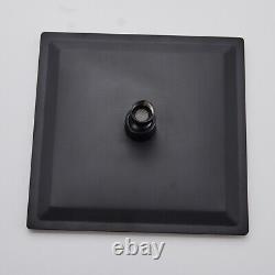 Black Concealed Shower Mixer Display 40cm Over head Rail Bathroom Set 3 ways Tap