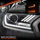 Black Drl Led Sequential Indicator Hid Head Lights For Ford Ranger Px2 & Everest