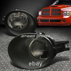 Black Head Light+led 3rd Brake+smoked Fog Lamps+wiring Kit For 02-05 Dodge Ram