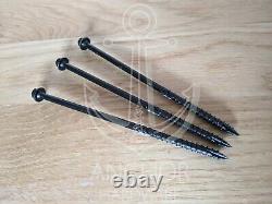 Black Hexagon Head Landscape Sleeper Timber Screws Fixings / Fixings