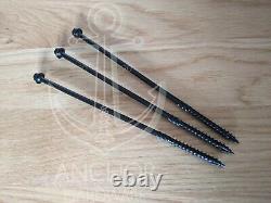 Black Hexagon Head Landscape Sleeper Timber Screws Fixings / Fixings