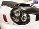 Black Led Angel Eyes Projector Head Lights For Subaru Impreza Wrx Sti 00-02 Gd