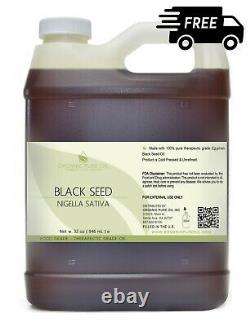 Black Seed Oil Egypt Black Cumin Seed 100% Pure Organic Unrefined Cold Pressed