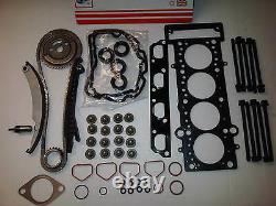 Bmw Mini One R50 R52 R53 1.6 Timing Chain Kit + Head Gasket Set & Head Bolts